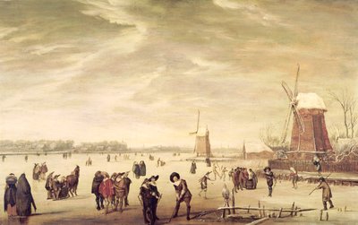 Spiele auf dem Eis von Pieter Codde